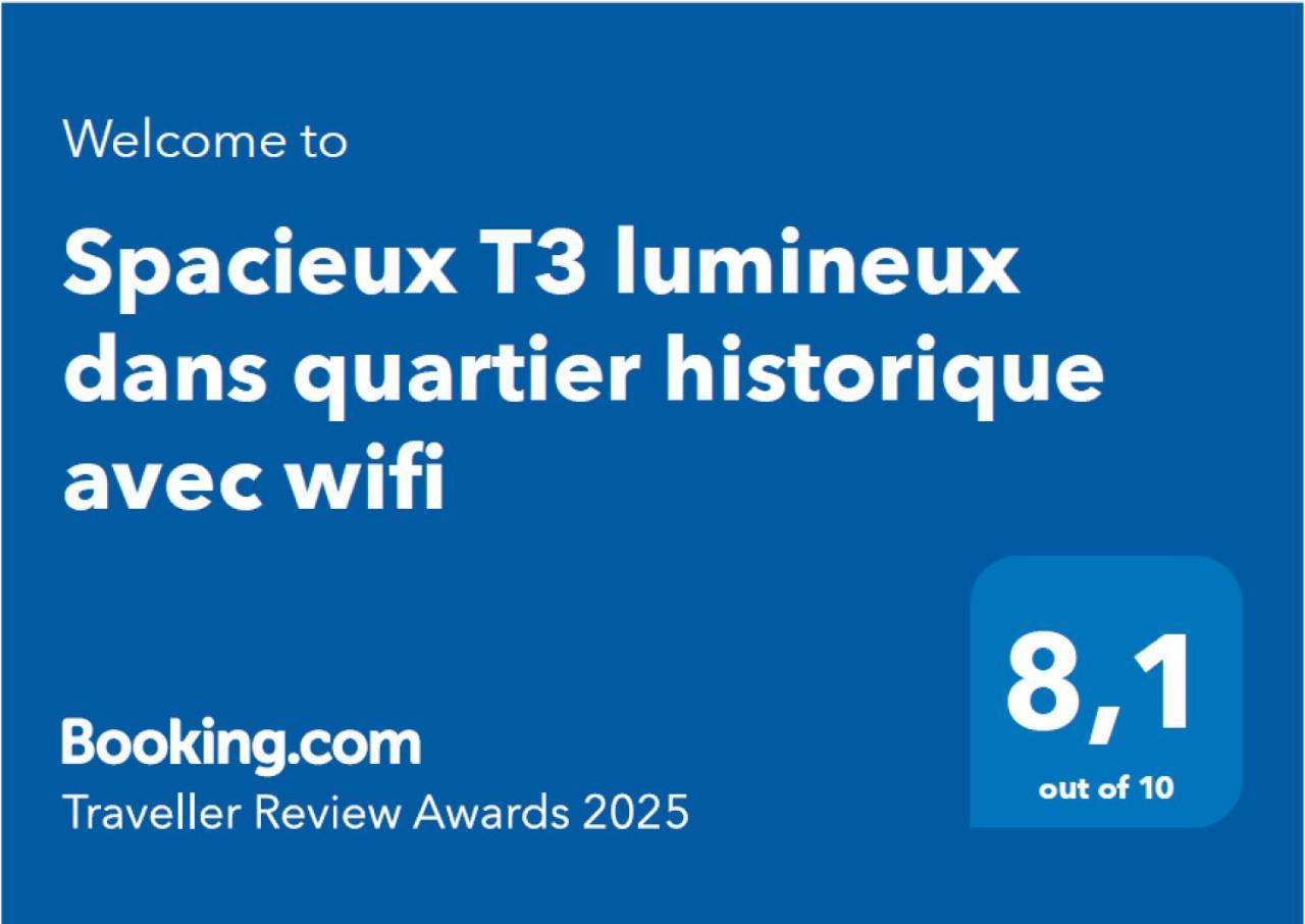 Spacieux T3 Lumineux Dans Quartier Historique Avec Wifi Redon Esterno foto
